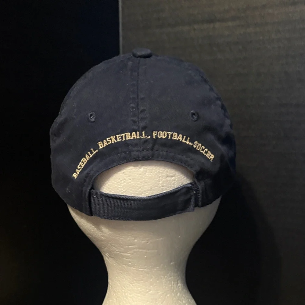 The Children's Place Navy Baseball Cap with Red Trim
